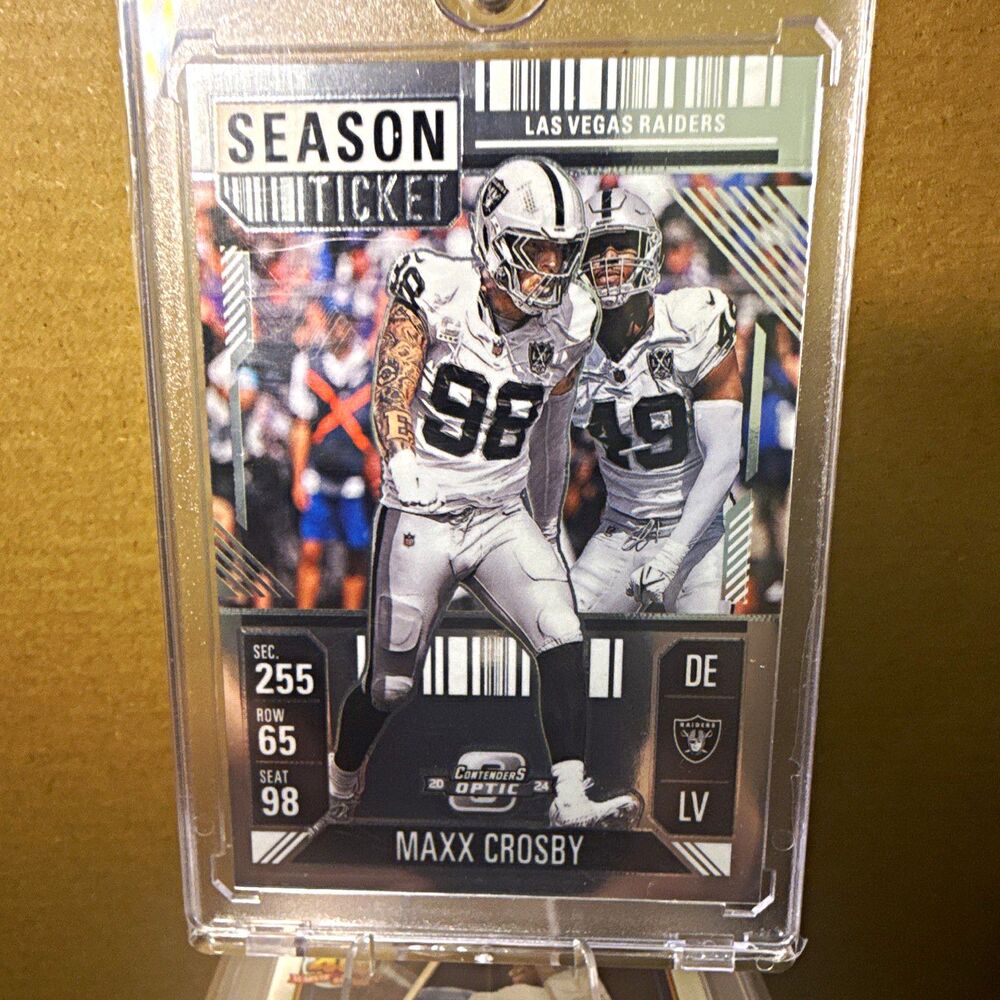 2024 Contenders Optic Season Ticket Insert #29 Maxx Crosby Raiders